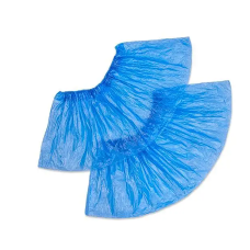 Бахилы 100% полиэтилен, синие 3,0гр.р.400х140мм (50пар в уп) Bahily.Top