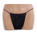 Трусики (стринги) женские одноразовые M-L (уп 500+5) vitess MaxiPack (черные) 