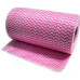 Салфетки косметологические сетка 20х20 (100шт) Розовая волна 50г/м2 спанлейс рулон CleanComfort