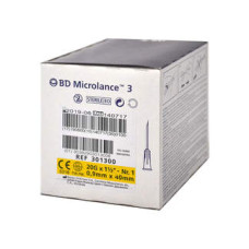 Игла G20 0,9х40 инъекционная стерильная MICROLANCE™ (100шт уп)
