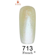 Гель-лак F.O.X. gel-polish gold French 6ml №713