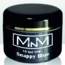 Гель моделирующий однофазный голубой M-in-M Snappy Blue, 50 g