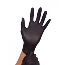 Перчатки нитрил Medicom Safe Touch Advanced Black 5-6 XS черные 100 шт в уп (3,3гр) 
