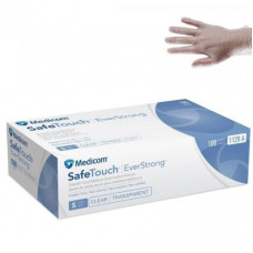 Перчатки виниловые Medicom  7-8 M прозрачные неопудренные 100 шт в уп
