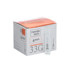 Игла G33 0,20x4 инъекционная стерильная Needle tech (100шт в уп)
