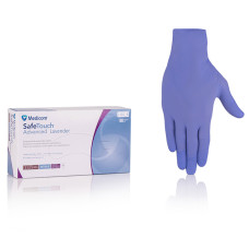 Перчатки нитрил Medicom Safe Touch 6-7 S фиолетовые 100 шт в уп (3.6гр) 