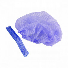 Шапочка одуванчик одноразовая фиолетовая (100шт/уп) двойная резинка 21VIKT
