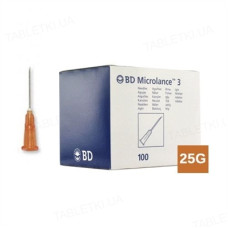 Игла G25 0,5х25 инъекционная стерильная MICROLANCE (100шт в уп)