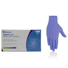 Перчатки нитрил Medicom Safe Touch 7-8 M лавандовые 100 шт в уп 