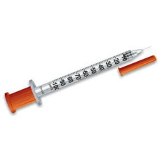 Шприц инсулиновый 1.0ml U-100 G30х1/2 игла Chirana 1шт/уп 