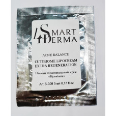 Тестер крем для лица 5мл ночной липосомальный Кутибиом Acne Balance Smart 4 Derma