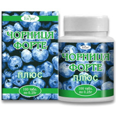 Добавка диетическая Черника форте плюс ENJEE, таблетки №100 