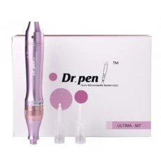 Дермапен Dr.Pen Ultima M7-W pink (5 скор) от 0.25мм до 2.5 мм от  аккумулятора 