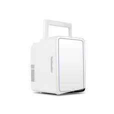 Холодильник мини модель 10L, объем 10 л зеркальный