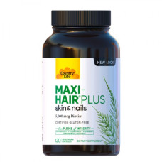 Диетическая добавка Maxi Hair плюс Country Life (120 капсул.уп)