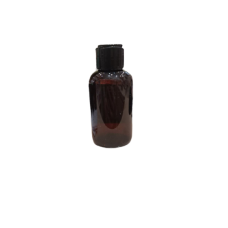 Бутылочка 100мл с крышкой флип-топ пластиковая коричневая