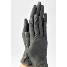 Перчатки нитрил SanGig 5-6 XS Grey темно-серые 100 шт в уп 