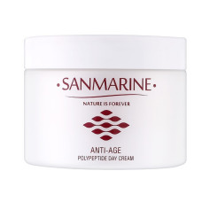Крем для лица 200мл полипептидный дневной Polypeptide Day Cream Anti-Age Sanmarine