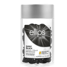 Витамины для волос 50x1мл с маслом кукуи и алое вера Ночное Сияние ELLIPS hair vitamin