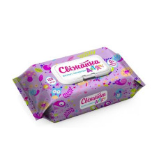 Салфетки влажные Свижанка №120 для детей с клапаном