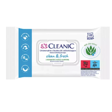 Салфетки влажные универсальные освежающие Cleanic Clean & Fresh 120 шт