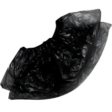 Бахилы 100% полиэтилен, черного цвета 6,0гр пара (50пар в уп) SanGig