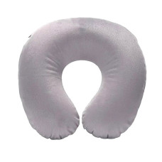 Подушка для наращивания ресниц и косметологов U-образная, бархат, серая