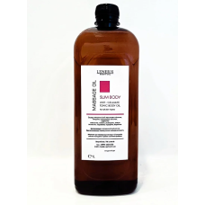 Масло массажное 1л для тела антицеллюлитное Slim Body Leneris