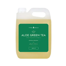 Масло массажное профессиональное 3л для тела Алое Зеленый чай Aloe green tea Thai Oils